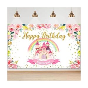 Telón de fondo de fiesta de cumpleaños de princesa_1