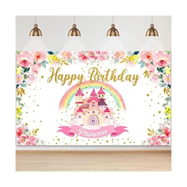 Telón de fondo de fiesta de cumpleaños de princesa_1