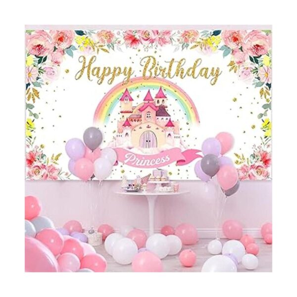 Telón de fondo de fiesta de cumpleaños de princesa_4