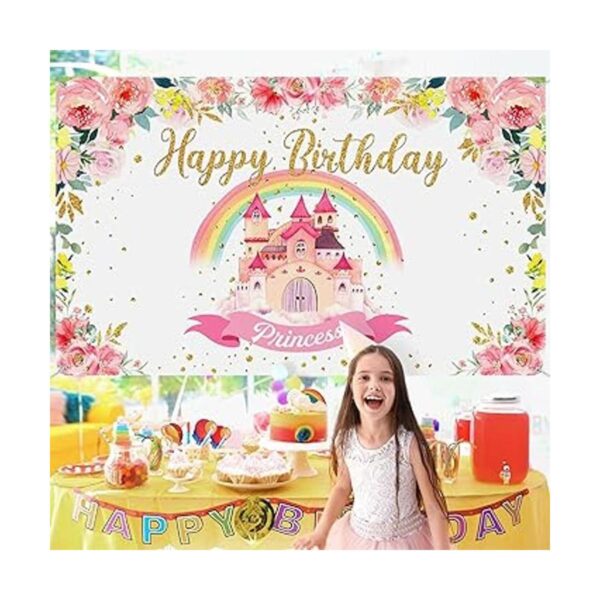 Telón de fondo de fiesta de cumpleaños de princesa_6