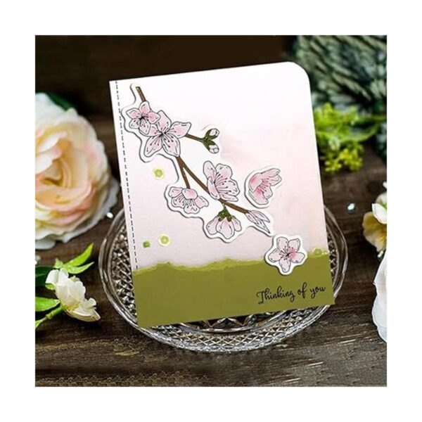 Arbuya DIY Flores Hojas Frase Sentiment Decorativo Claro