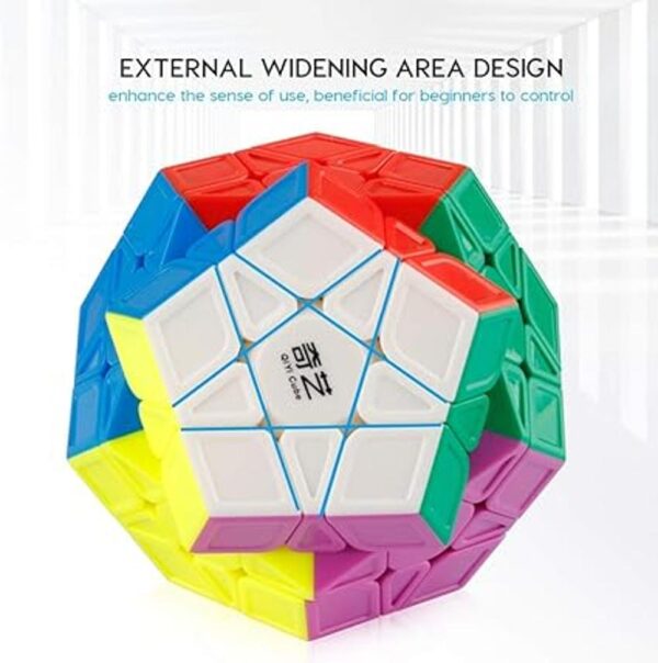 Coogam Qiyi Megaminx Cubo esculpido sin etiquetas 3x3_3