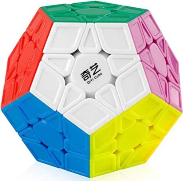 Coogam Qiyi Megaminx Cubo esculpido sin etiquetas 3x3_1