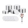 Hotop Calcomanías de aluminio en blanco de sublimación de