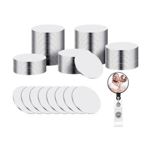 Hotop Calcomanías de aluminio en blanco de sublimación de