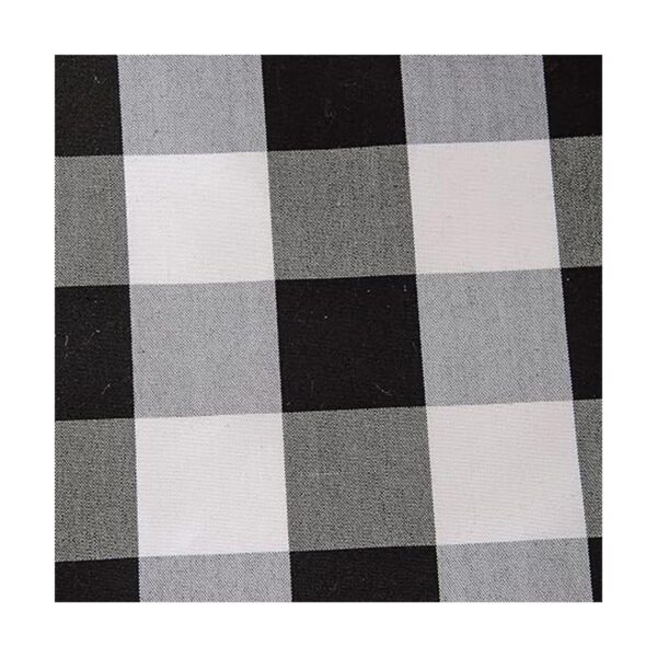 Annlaite Buffalo Checker Farmhouse Cenefa de cortina de