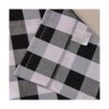 Annlaite Buffalo Checker Farmhouse Cenefa de cortina de