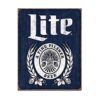 Kexle Miller Lite Brewing Beer Bottle Logo Weathered Retro_1