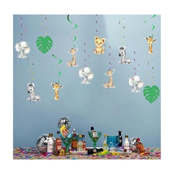 Fenghu 12PCS Girl Wild One Hanging Swirls Ceiling_4