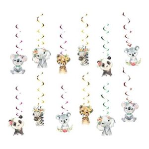Fenghu 12PCS Girl Wild One Hanging Swirls Ceiling_1
