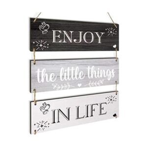 Jetec Enjoy The Little Things in Life Letrero de pared