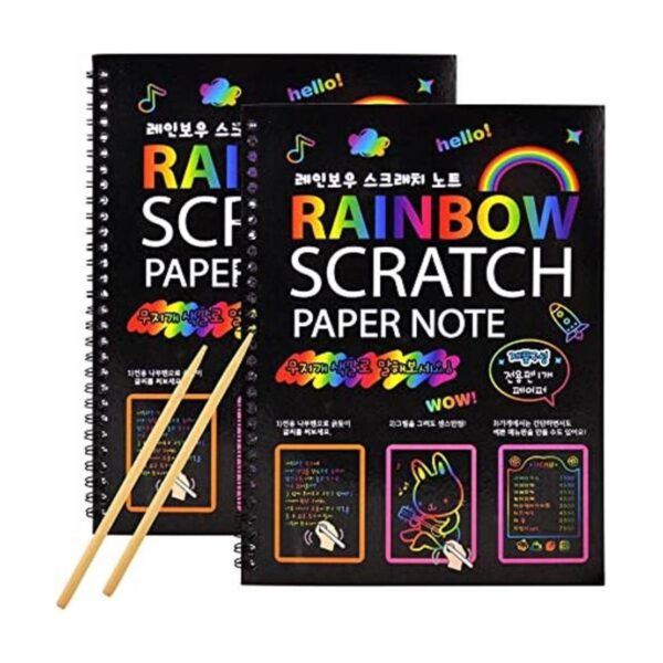 MEMX Libros de arte para niños 2 unidades de papel de_1