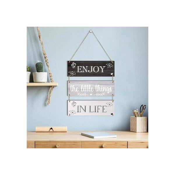Jetec Enjoy The Little Things in Life Letrero de pared