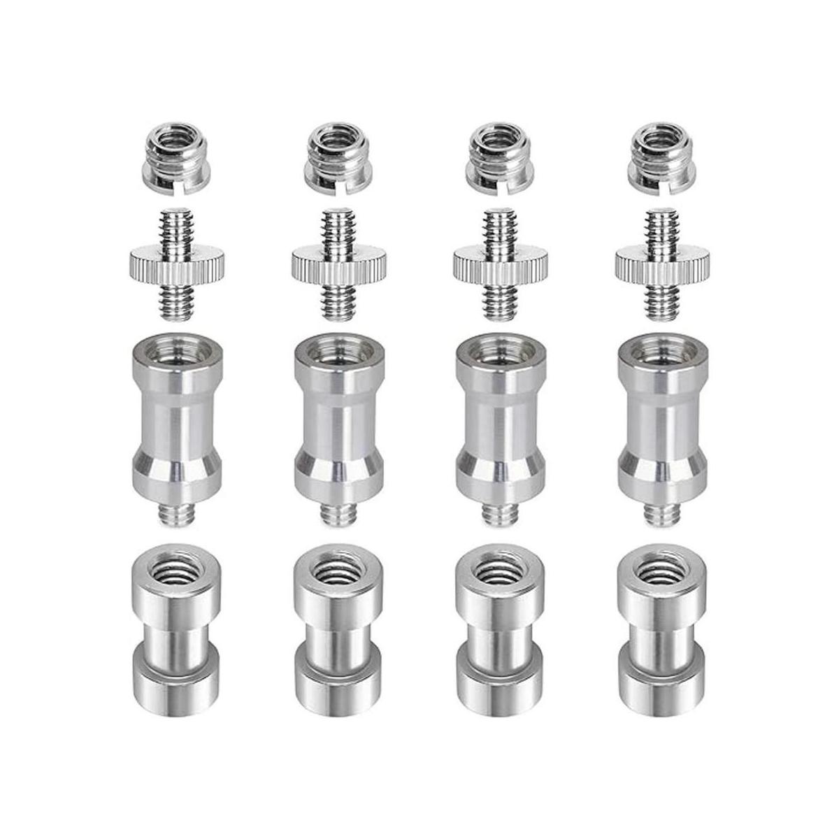 PAMOWO Juego de 16 tornillos de montaje en trípode