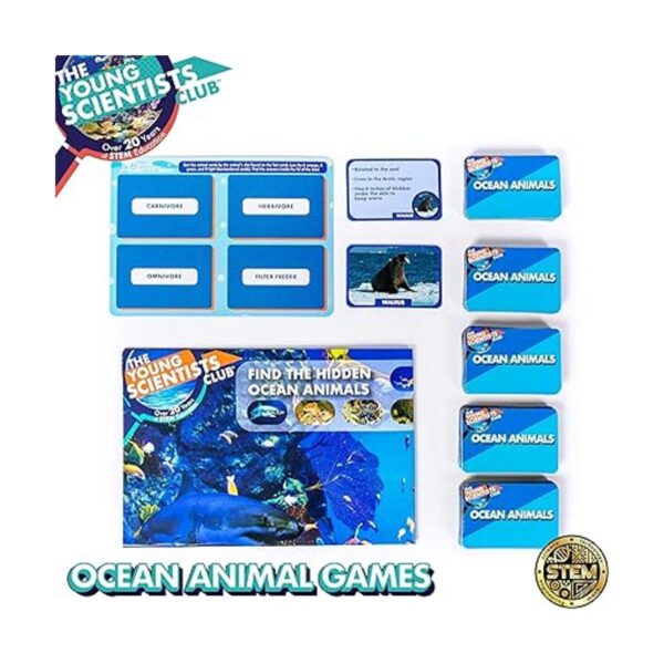The Young Scientist Ocean Juego de cartas de animales 4_2