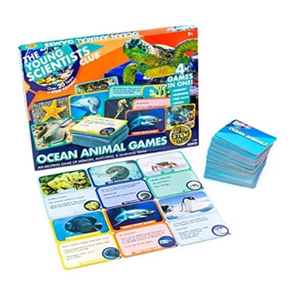 The Young Scientist Ocean Juego de cartas de animales 4_1