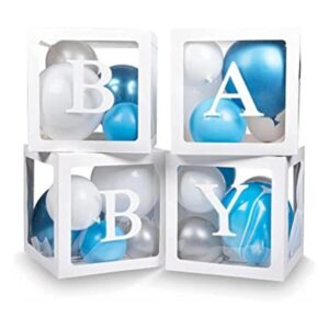 Keencopper Cajas de bebé con letras para baby shower_1