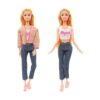 ENOCHT Juego de 16 ropa de muñeca que incluye 8 vestidos_5