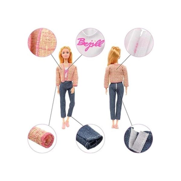 ENOCHT Juego de 16 ropa de muñeca que incluye 8 vestidos_6