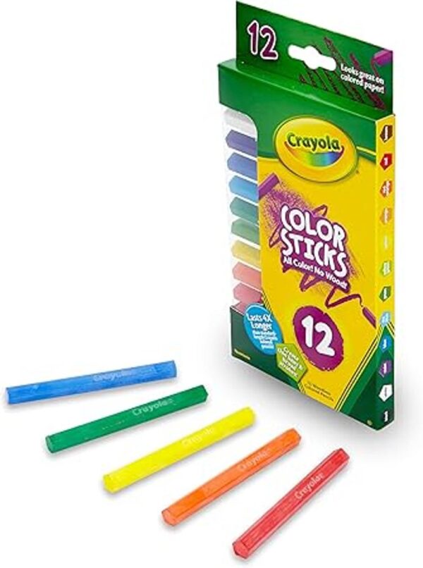 Crayola Lápices de colores sin madera 12 colores_4