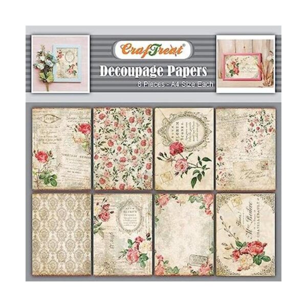 CrafTreat Papel de decoupage francés para manualidades_1