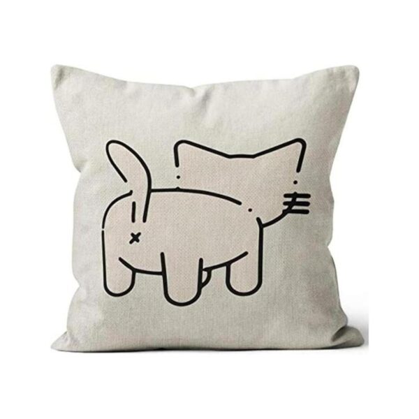 Funda de almohada divertida para gatos regalo para_1