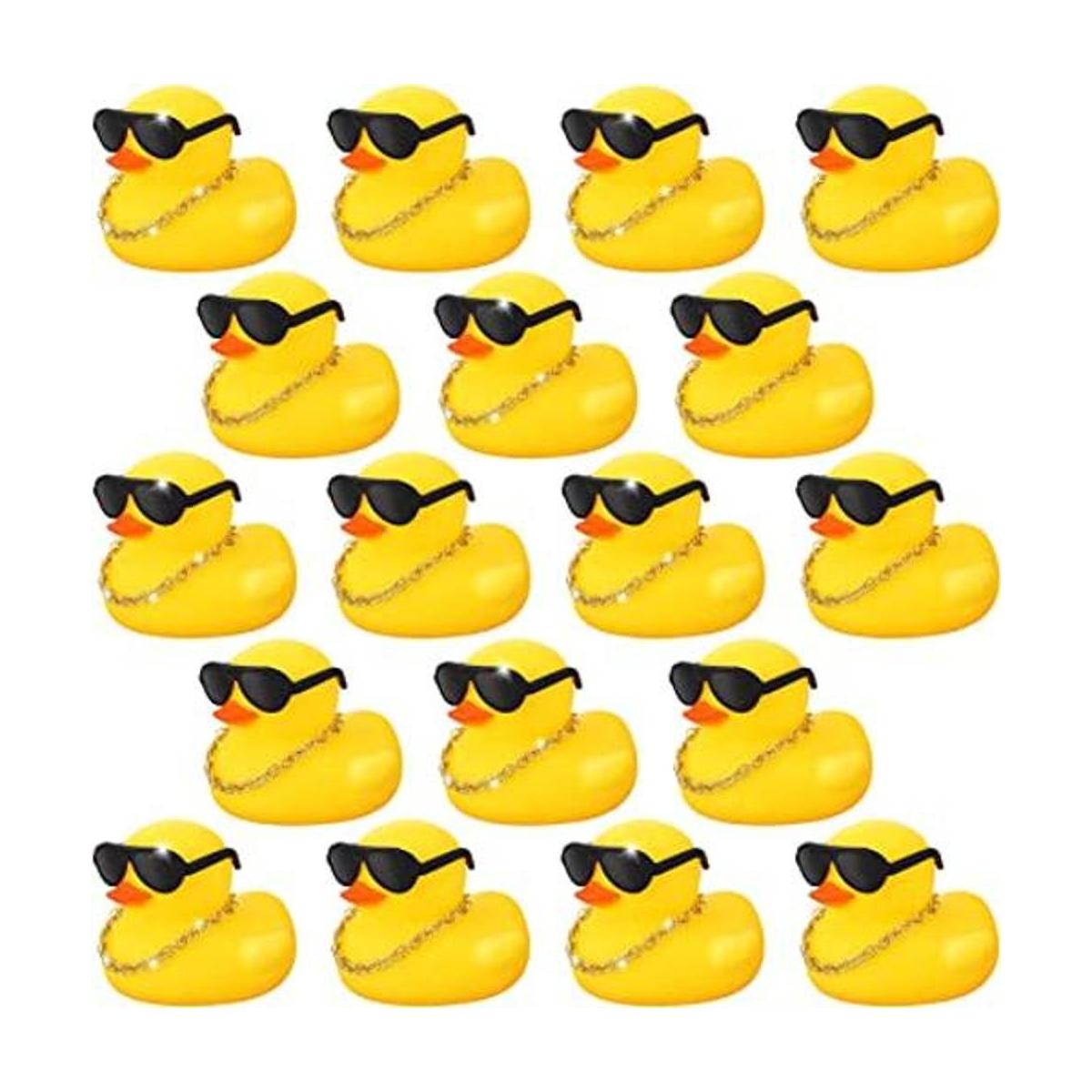 Mini patos de goma para baby shower pequeños patos de