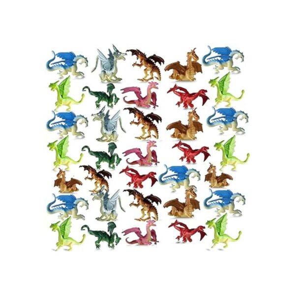 Mini figuras de juguete de dragón paquete de 36_4