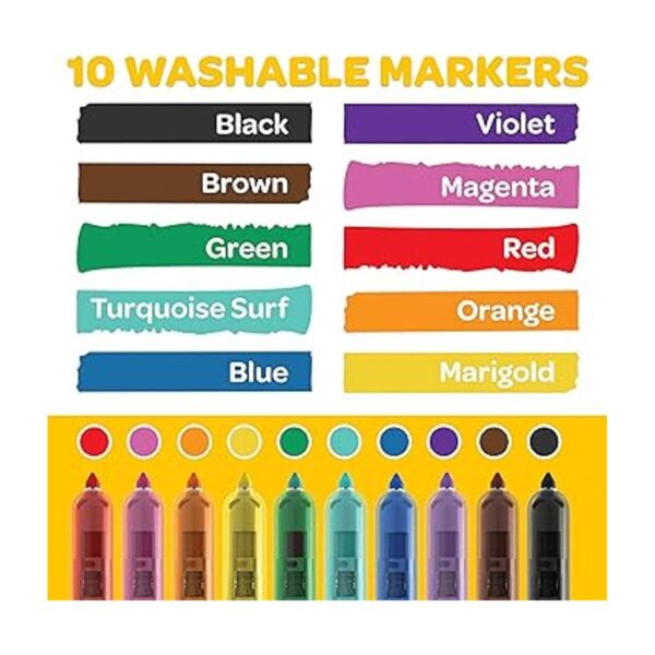 Crayola Marcadores lavables con puntas retráctiles clics_3