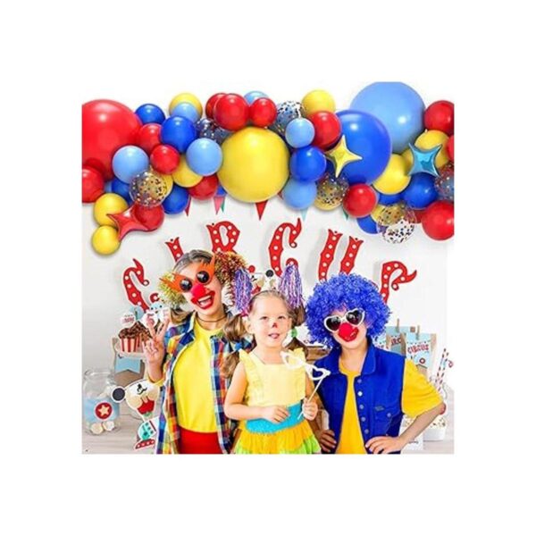 Kit de arco y guirnalda de globos de circo de carnaval con_2