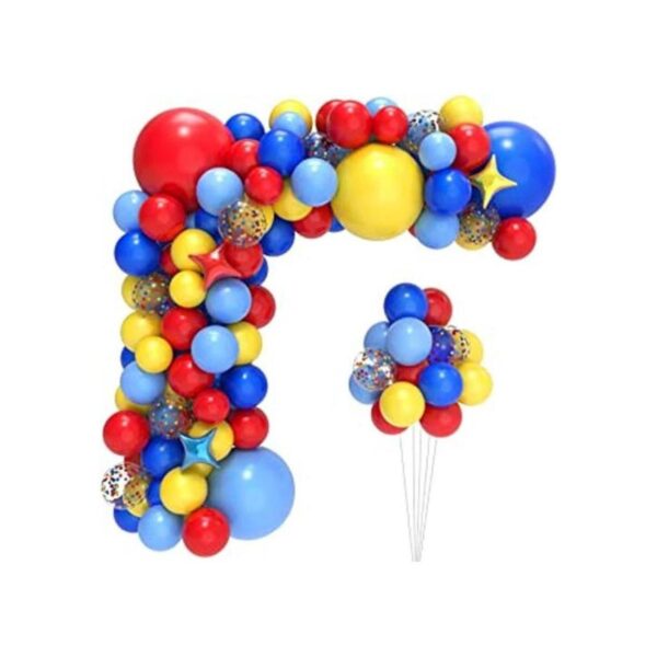 Kit de arco y guirnalda de globos de circo de carnaval con_1