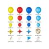 Kit de arco y guirnalda de globos de circo de carnaval con_5