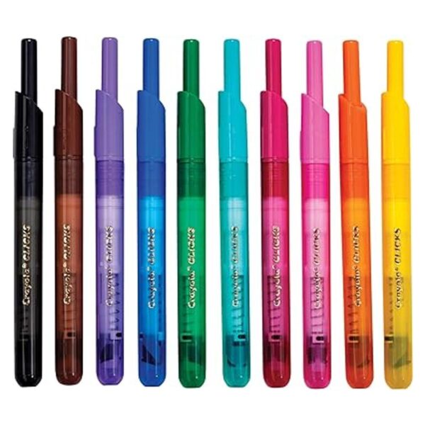 Crayola Marcadores lavables con puntas retráctiles clics_4