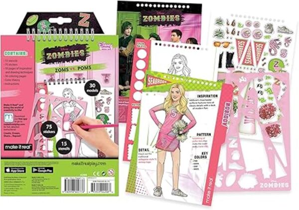 Make It Real Cuaderno de bocetos de diseño de moda de_2