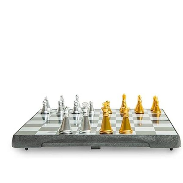 Mini juego de ajedrez magnético de viaje 6.3 pulgadas_4