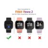 Mugust Protector de pantalla compatible con Fitbit Versa_2