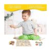NASHRIO Juego de pesca magnético de madera para niños_6