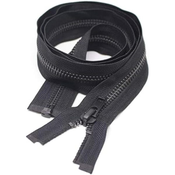 MebuZip 8 Chaqueta separadora de dientes de níquel negro_3
