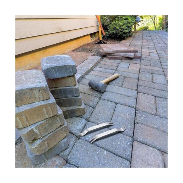 4 piezas de herramientas de pavimentación de acero