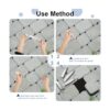 4 piezas de herramientas de pavimentación de acero