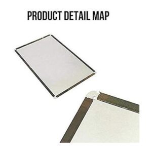 GEDSING Letrero de metal para baño con texto en inglés_4
