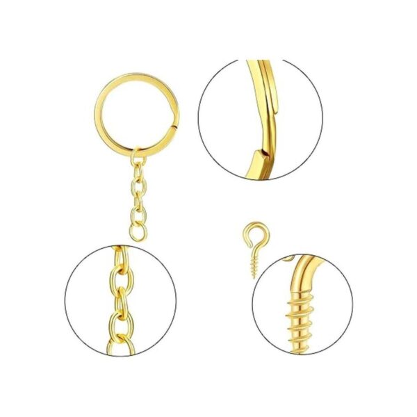 Juego de 360 anillos de llavero que incluye 60 anillos de_4
