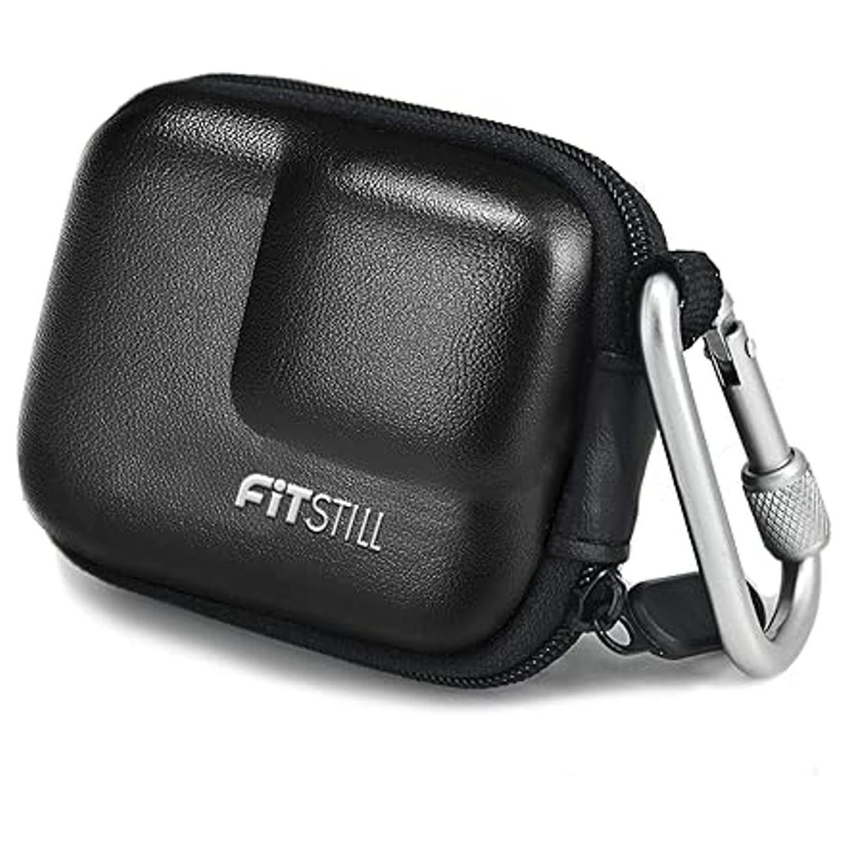 FitStill Mini estuche de transporte negro para GoPro Hero