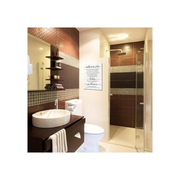 Letreros de baño divertidos para decoración de baño