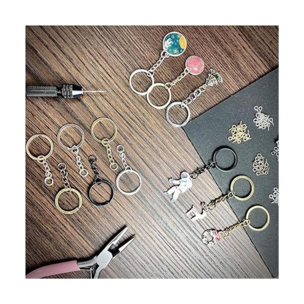 Juego de 360 anillos de llavero que incluye 60 anillos de_5