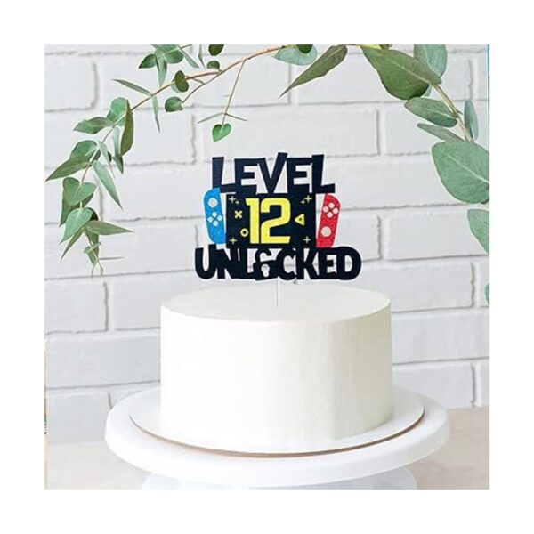 Decoración para tarta de videojuegos de nivel 12_3