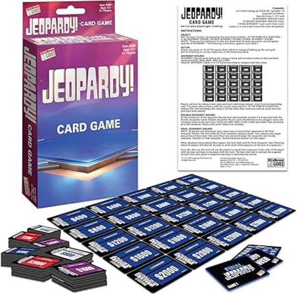 Juego de cartas Jeopardy Competencia de preguntas de_3