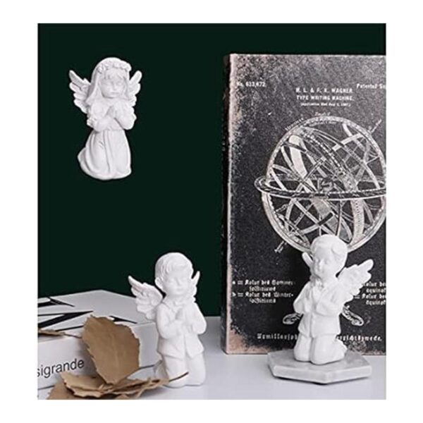 Cherubs Angels Figura de resina para jardín adorable