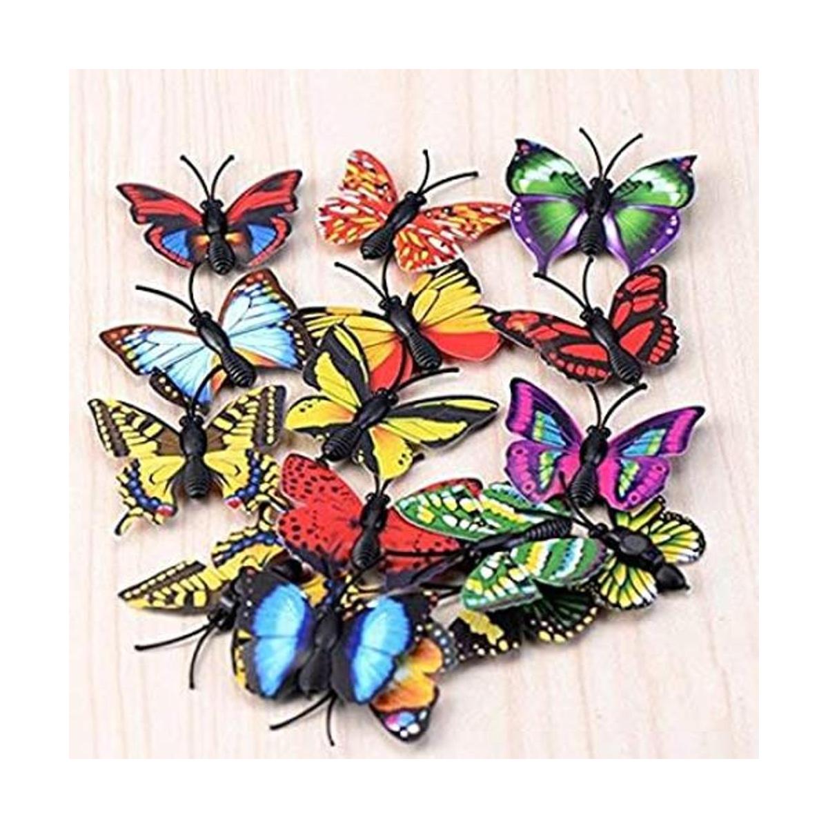 DatingDay 80 mariposas de jardín de hadas en miniatura