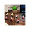 Estatuas de resina de gnomos de hada de 7 piezas de mini